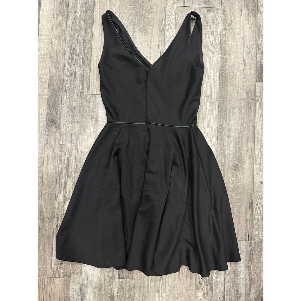 Zac Posen Z Spoke Black A-Line Mini Black Cocktail Dress